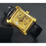 Women's Rectangle Watch - Skeleton - Vignette | Steampunk Store