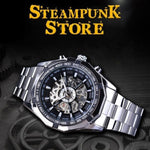 Skeleton Watch Stainless Style - Vignette | Steampunk Store