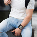 Lindbergh Men's Aviator Watch - Vignette | Steampunk Store