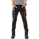 Men's Faux Leather Pants - Rock'n Roll - Vignette | Steampunk Store