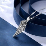 Steampunk pendant Silver Wing - Vignette | Steampunk Store