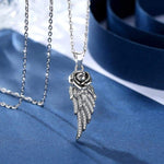 Steampunk pendant Silver Wing - Vignette | Steampunk Store