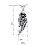 Steampunk pendant Silver Wing - Vignette | Steampunk Store