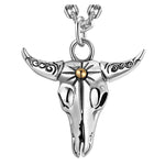 Bull Skull Pendant - Vignette | Steampunk Store