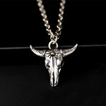 Bull Skull Pendant - Vignette | Steampunk Store
