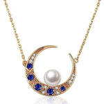 Steampunk pendant Crescent moon - Vignette | Steampunk Store