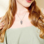 Steampunk Silver Owl Pendant - Vignette | Steampunk Store