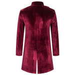 Red Men's Frock Coat - Vlad Tepes - Vignette | Steampunk Store