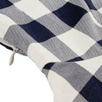 Blue and White Long Dress - Vintage Checkerboard - Vignette | Steampunk Store