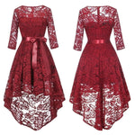 Robe rétro vintage rouge avant et arriere | Steampunk-Store