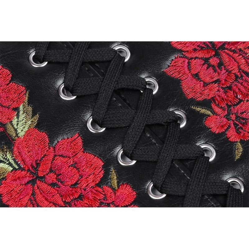 Serre Taille Gothique vue lacets | Steampunk Store