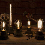 Lampe de Table Ampoule - Thomas Edison - Vignette | Steampunk Store