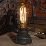 Lampe de Table Ampoule - Thomas Edison - Vignette | Steampunk Store