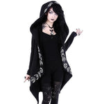 Long Gothic Jacket - Punk Women - Vignette | Steampunk Store