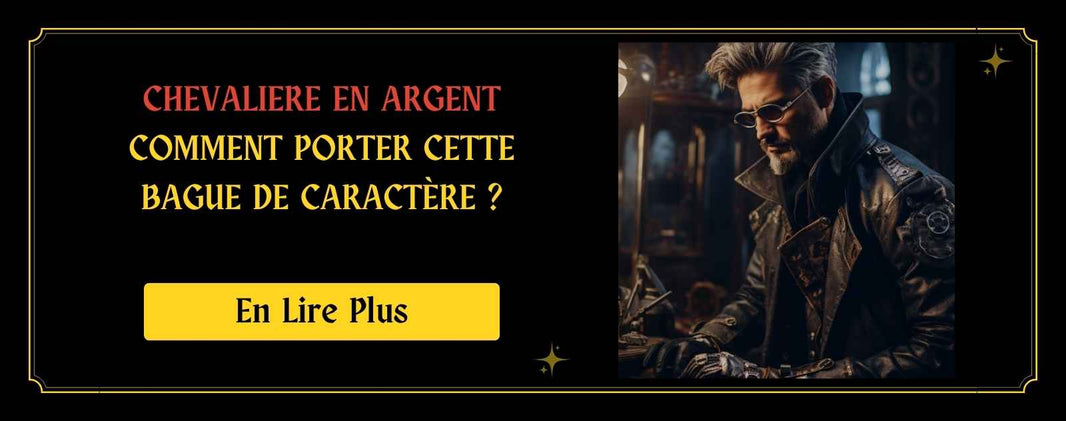 Chevaliere Homme Argent  comment porter cette bague de caractère ?