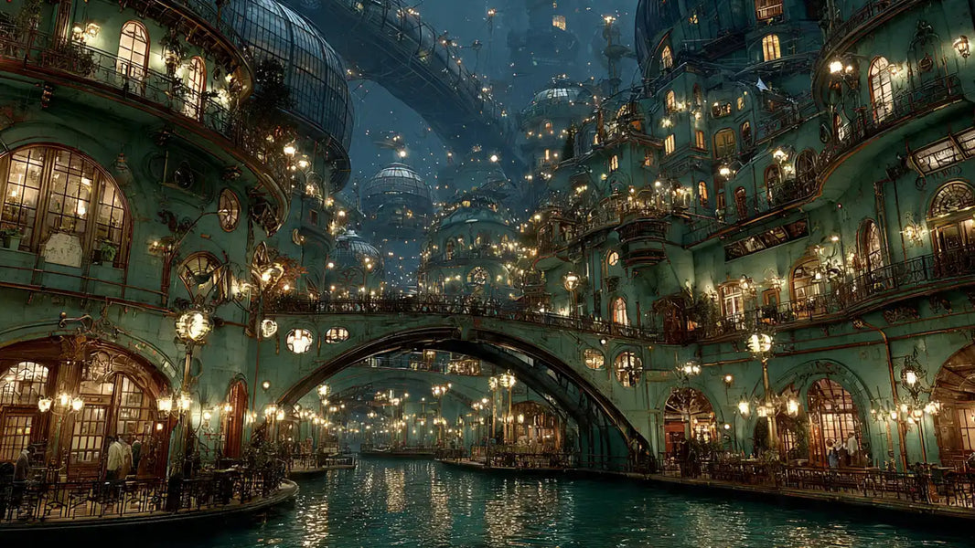 L'univers Rétro-Futuriste  Un Voyage à Travers le Temps et l'Imagination