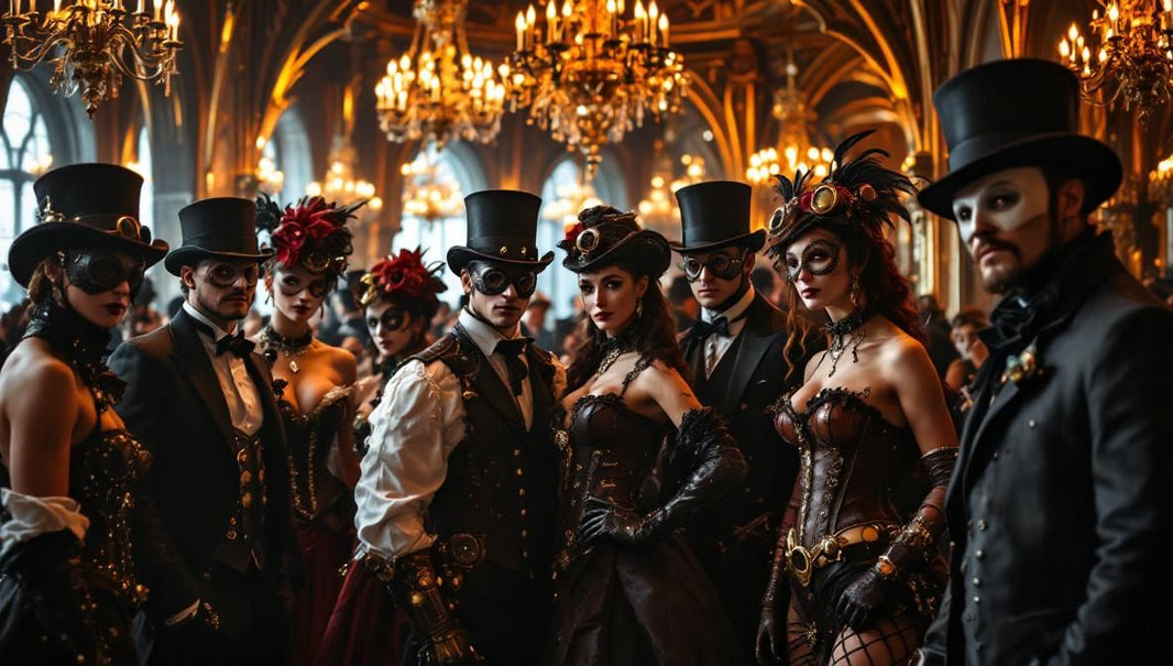 Déguisement steampunk bal masqué victorien