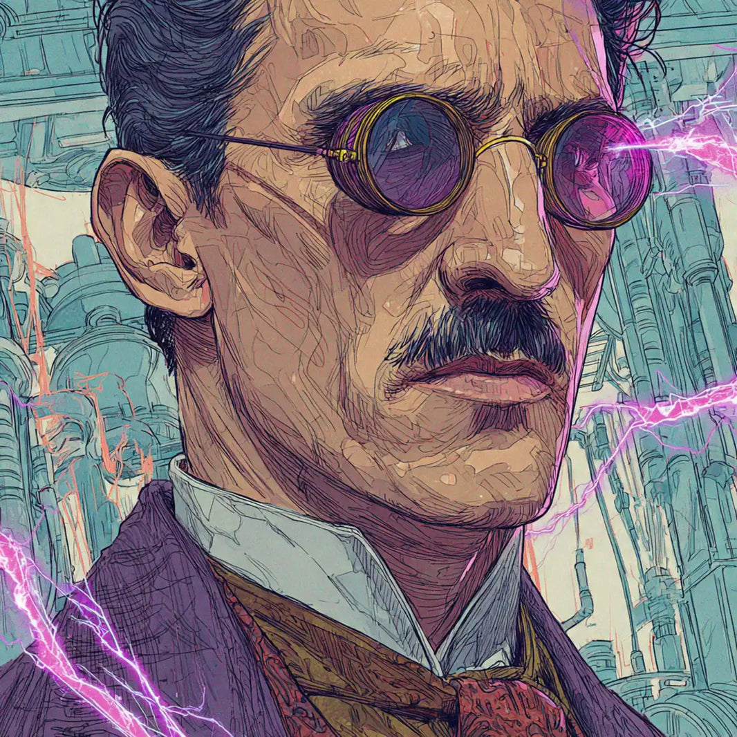 nikola tesla steampunk