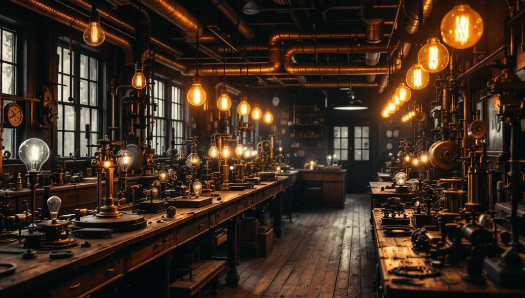 Thomas Edison et le Steampunk - Laboratoire Menlo Park