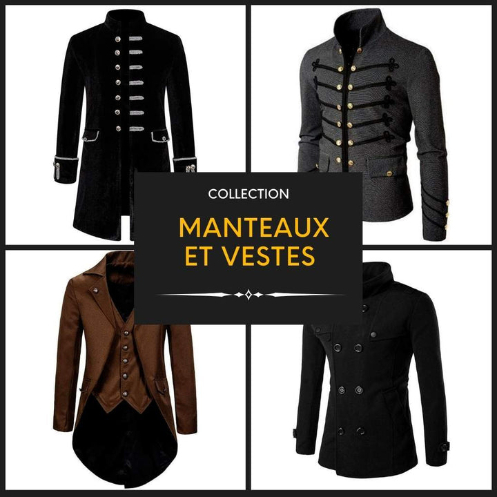 Collection Manteaux et Vestes Steampunk pour Homme
