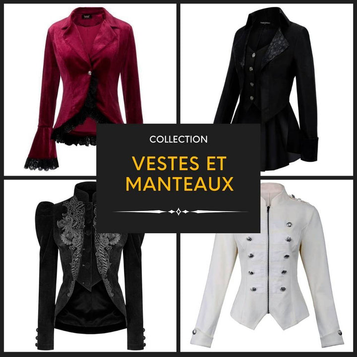 Collection Vestes et Manteaux Steampunk pour Femme