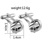 Interlaced Knot Cufflinks - Ashford - Vignette | Steampunk Store