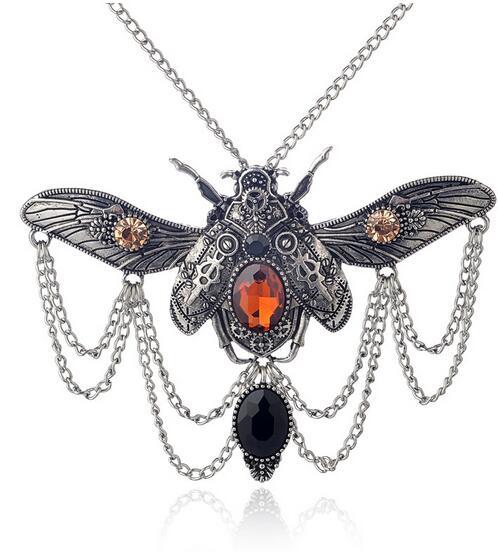Winged Insect Chain Necklace - Elytra — Supplier view 3