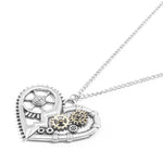 Collana Cuore con Ingranaggi - Cordelia - Vignette | Steampunk Store