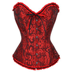 Espartilho Floral Gótico - 4 Padrões - Vignette | Steampunk Store