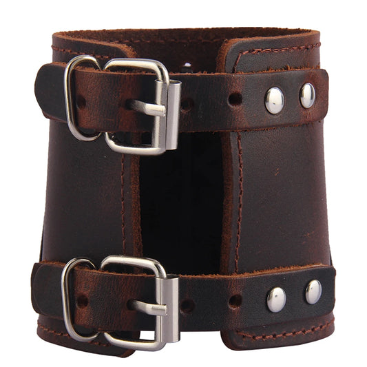 Bracelet de Force Noir (Cuir)