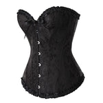 Espartilho Floral Gótico - 4 Padrões - Vignette | Steampunk Store