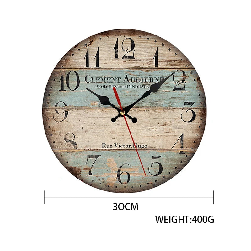Horloge Murale Vintage Européenne 30 cm - détail du cadran 2
