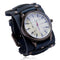 Montre Quartz Homme Cuir Large — Bracelet Vachette Vintage ou Punk - Photo 22