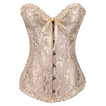 Espartilho Floral Gótico - 4 Padrões - Vignette | Steampunk Store