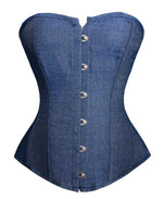 Corset en Jean - Élégance et Charme - Vignette | Steampunk Store