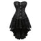 Black Corset Dress - Goth Corsair