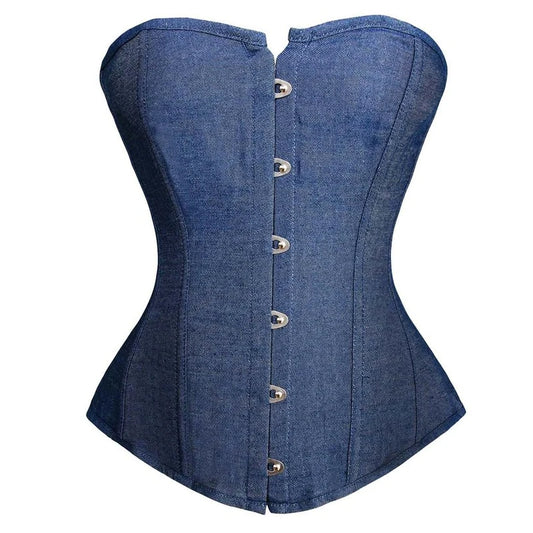 Corset en Jean - Élégance et Charme