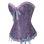 Espartilho Floral Gótico - 4 Padrões - Vignette | Steampunk Store