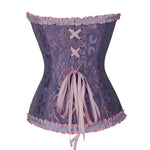 Espartilho Floral Gótico - 4 Padrões - Vignette | Steampunk Store