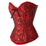 Espartilho Floral Gótico - 4 Padrões - Vignette | Steampunk Store