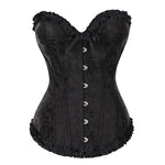 Espartilho Floral Gótico - 4 Padrões - Vignette | Steampunk Store