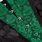 Espartilho de Jacquard com Peplum - Estilo Burlesco - Vignette | Steampunk Store
