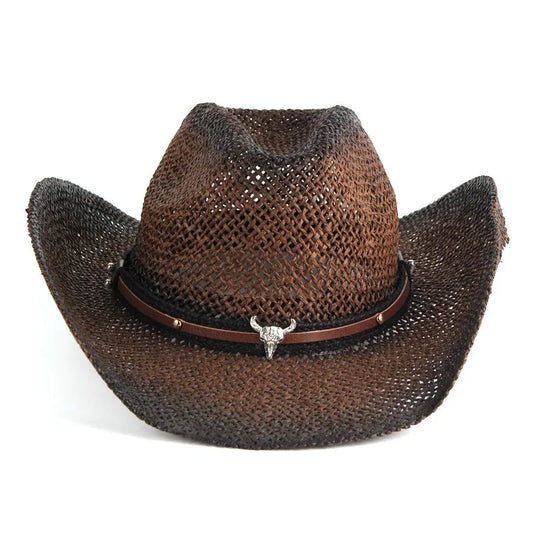 Chapeau de Paille Western Femme - Kitty Leroy