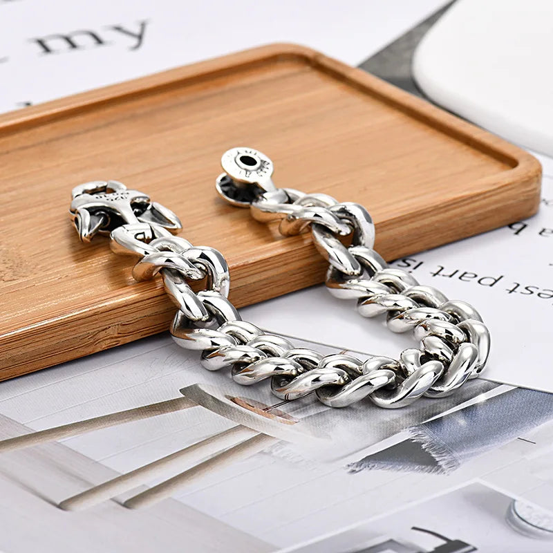 Bracelet Cubain Fleur de Cerisier en Argent S925 - détail du motif 10