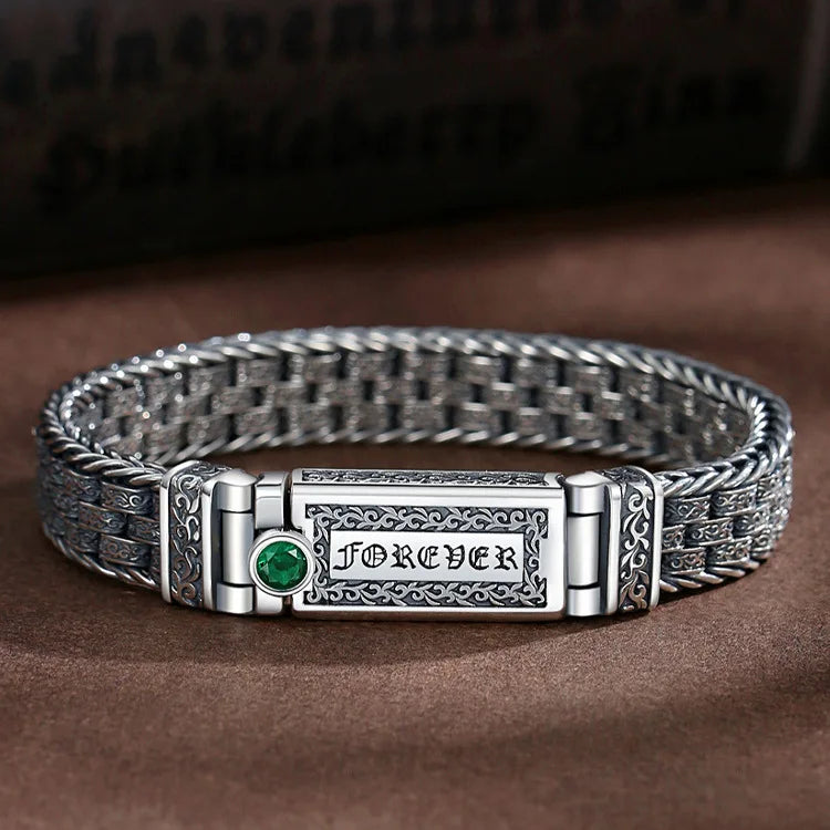 Bracelet Forever Homme en Argent S925 - détail du motif 26