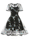 Azure Blue Victorian Dress