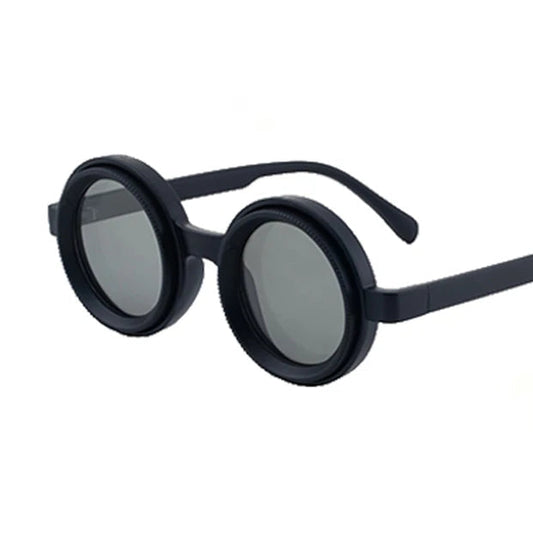 Adjustable Round Glasses - Industrial Filter Style