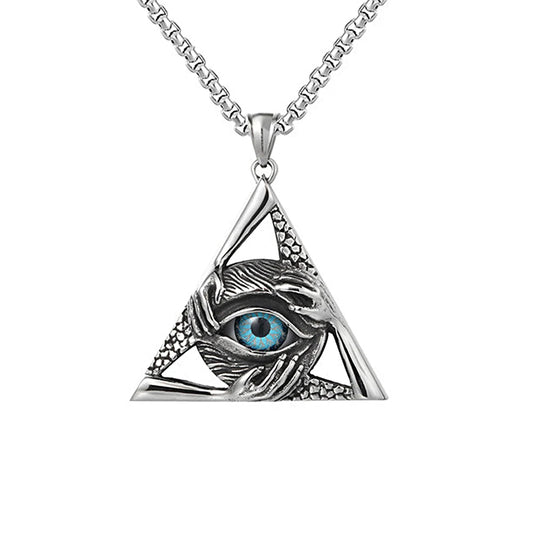 Pendente Malocchio - Collana Gotica Triangolare