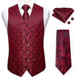 Gilet Paisley Homme - Jacquard Coloré - Vignette | Steampunk Store