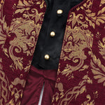 Redingote Brocart Homme - Style Militaire Gothique - Vignette | Steampunk Store